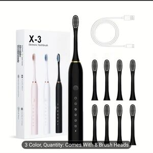 X-3 Electronic Toothbrush - Black